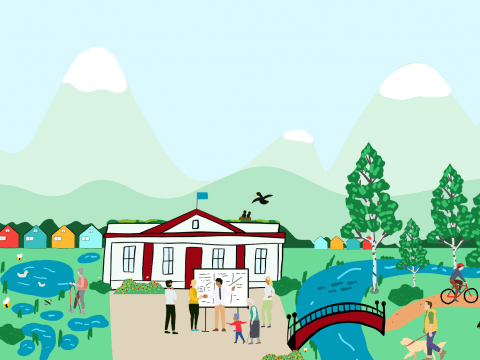 Illustration for nature based solutions